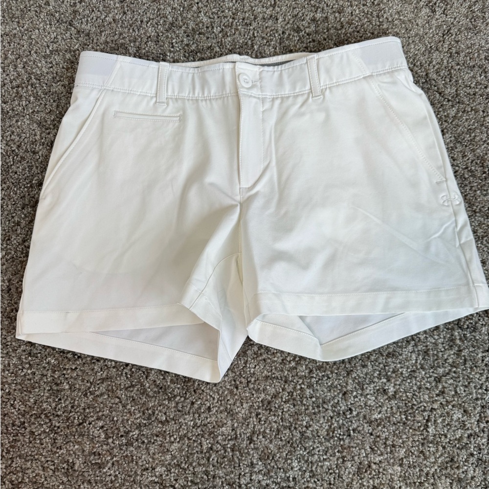 Under Armour Women's White Cargo Shorts